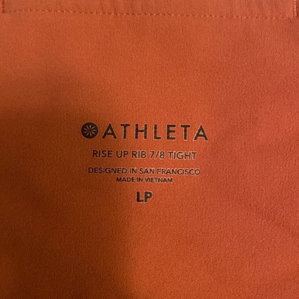 Athleta rise up rib 7/8 crop legging